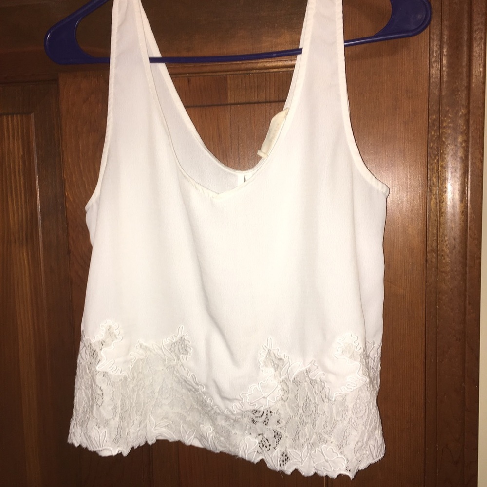 White tank top